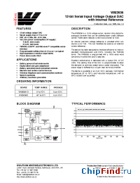 Datasheet WM2636 manufacturer Wolfson