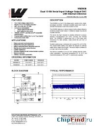 Datasheet WM2638 manufacturer Wolfson