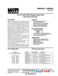 Datasheet WM5628 manufacturer Wolfson