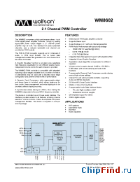 Datasheet WM8602SEDS manufacturer Wolfson