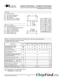Datasheet B125C2200 manufacturer WTE
