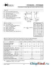 Datasheet ED304S-T3 manufacturer WTE