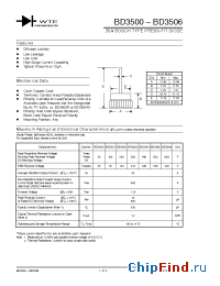 Datasheet PF2501 manufacturer WTE