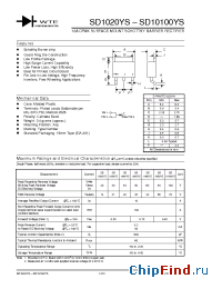 Datasheet SD1050YS-T3 manufacturer WTE