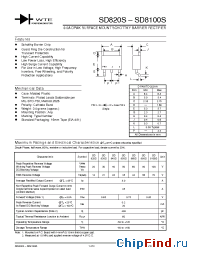 Datasheet SD850S-T3 manufacturer WTE
