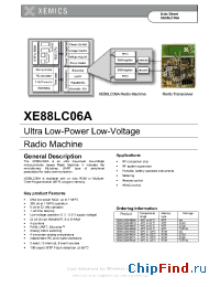 Datasheet XE88LC06AMI014 manufacturer Xecom