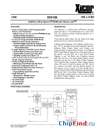Datasheet X24128S14I-1.8 manufacturer Xicor
