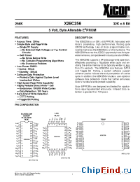 Datasheet X28C256DI manufacturer Xicor