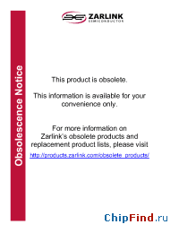 Datasheet EA218EC0B manufacturer Zarlink