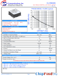 Datasheet CLV0600A manufacturer Z-Communications
