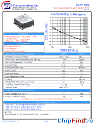 Datasheet CLV1150L manufacturer Z-Communications