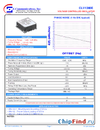 Datasheet CLV1360E manufacturer Z-Communications