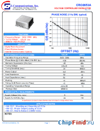 Datasheet CRO2653A manufacturer Z-Communications