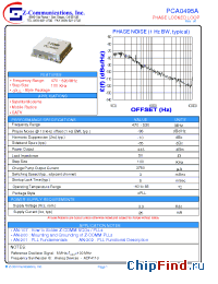 Datasheet PCA0495A manufacturer Z-Communications