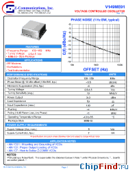 Datasheet V149ME01 manufacturer Z-Communications