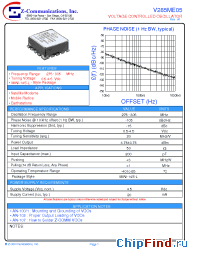 Datasheet V285ME05 manufacturer Z-Communications