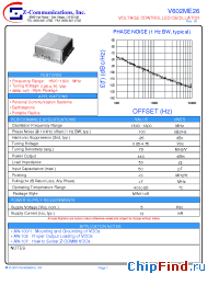 Datasheet V602ME26 manufacturer Z-Communications