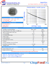 Datasheet V635TE01 manufacturer Z-Communications