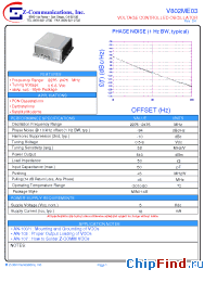 Datasheet V802ME03 manufacturer Z-Communications