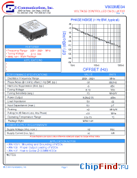 Datasheet V803ME04 manufacturer Z-Communications