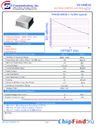 Datasheet V810ME02 manufacturer Z-Communications