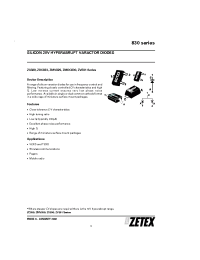 Datasheet 830B manufacturer Zetex