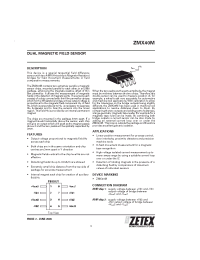 Datasheet ZMX40MT8TC manufacturer Zetex