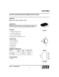 Datasheet ZX5T949G manufacturer Zetex