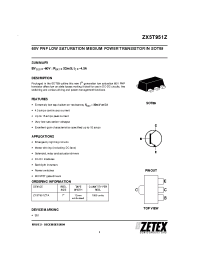 Datasheet ZX5T951ZTA manufacturer Zetex