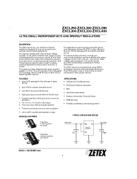 Datasheet ZXCL250E5 manufacturer Zetex