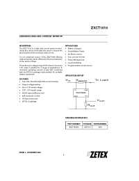 Datasheet ZXCT1010E5 manufacturer Zetex
