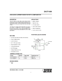 Datasheet ZXCT1030 manufacturer Zetex