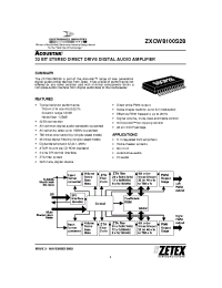 Datasheet ZXCW8100 manufacturer Zetex