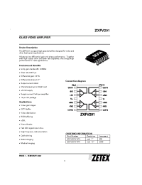 Datasheet ZXFV201N14TA manufacturer Zetex
