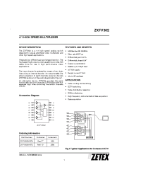 Datasheet ZXFV302N16TA manufacturer Zetex