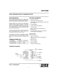 Datasheet ZXFV4583 manufacturer Zetex