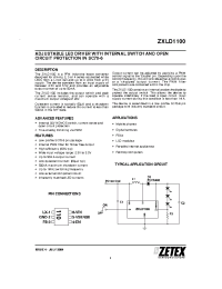 Datasheet ZXLD1100H6TC manufacturer Zetex