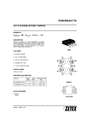 Datasheet ZXMHN6A07T8 manufacturer Zetex