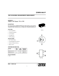 Datasheet ZXMN10A07F manufacturer Zetex