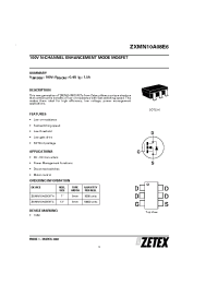 Datasheet ZXMN10A08E6 manufacturer Zetex