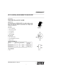 Datasheet ZXMN2A01 manufacturer Zetex