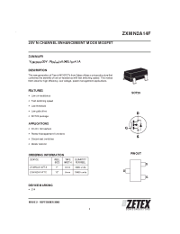 Datasheet ZXMN2A14FTC manufacturer Zetex