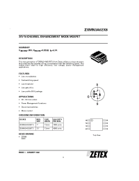 Datasheet ZXMN3A02X8 manufacturer Zetex