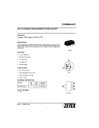 Datasheet ZXMN6A07Z manufacturer Zetex