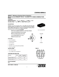 Datasheet ZXMNS3BM832 manufacturer Zetex