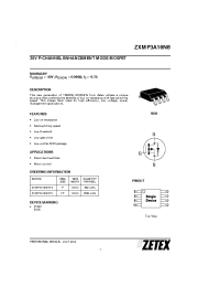 Datasheet ZXMP3A16N8 manufacturer Zetex