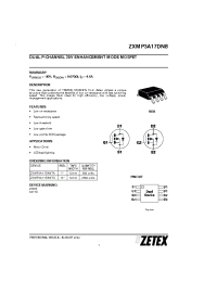 Datasheet ZXMP3A17DN8 manufacturer Zetex