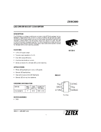 Datasheet ZXSC400 manufacturer Zetex