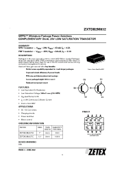 Datasheet ZXTDB2M832TC manufacturer Zetex