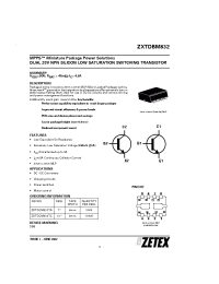 Datasheet ZXTDCM832TC manufacturer Zetex
